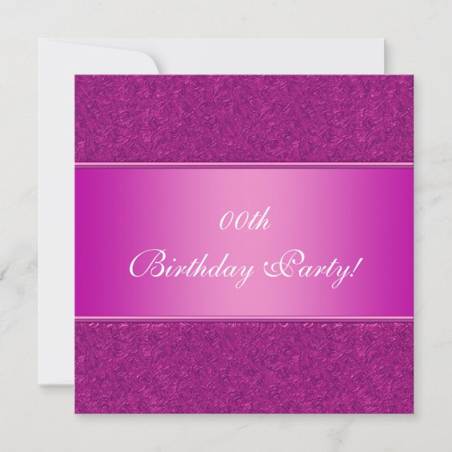Convites de aniversário personalizados (Frente)