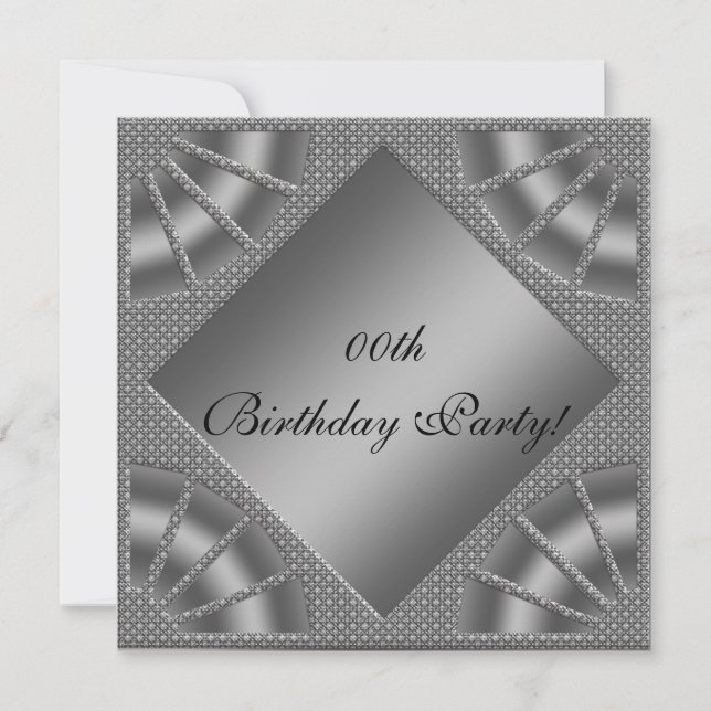 Convites de aniversário personalizados personaliza (Frente)