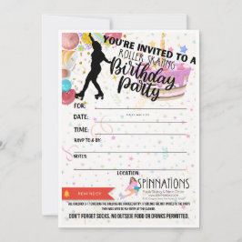 Convites de Aniversário SpinNations