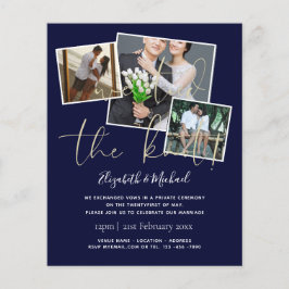 Convites de Anúncio de Casamento Nós Amarramos o N