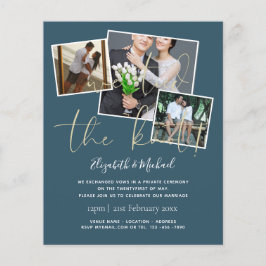 Convites de Anúncio de Casamento Nós Amarrámos o N