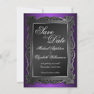 Convites de Anúncio de Data de Casamento com Moldu