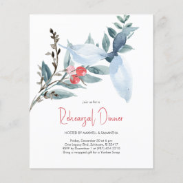 Convites De Aquarela De Casamento De Orçamento