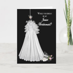 CONVITES DE ASSISTENTE BRIDAL - JUNIOR BRIDESMAID