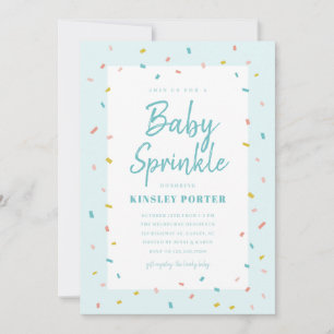 Convites de Baby Sprinkle para Chás de Bebê
