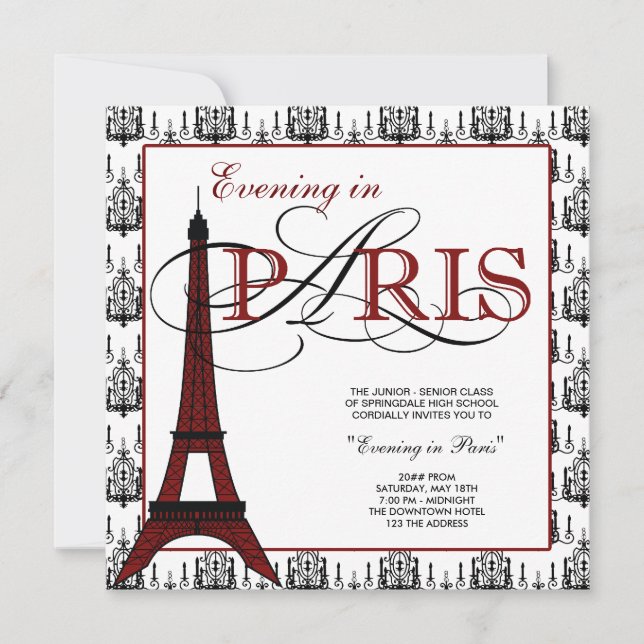 Convites de Baile de Paris (Frente)