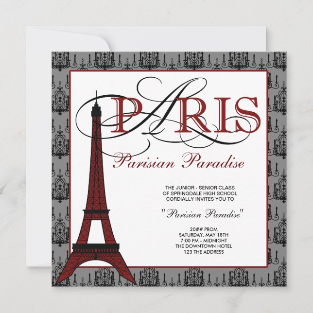 Convites de Baile de Paris (Frente)
