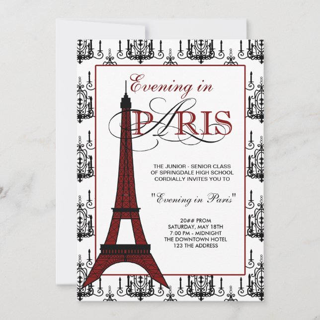 Convites de Baile de Paris (Frente)