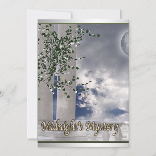 Convites de Baile Moonlight Mystery Prom (Frente)