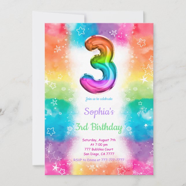 Convites de Balões (Frente)