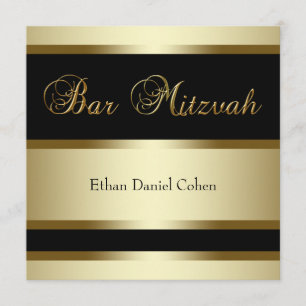 Convites de Bar Mitzvah Ouro Preto