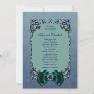 Convites de Bat Mitzvah de Morcego Roxo