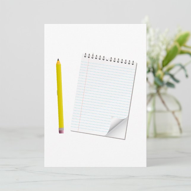 Convites De Bloco De Notas E Papel (Criador carregado)