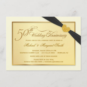 Convites de Bodas de Ouro de 50 Anos
