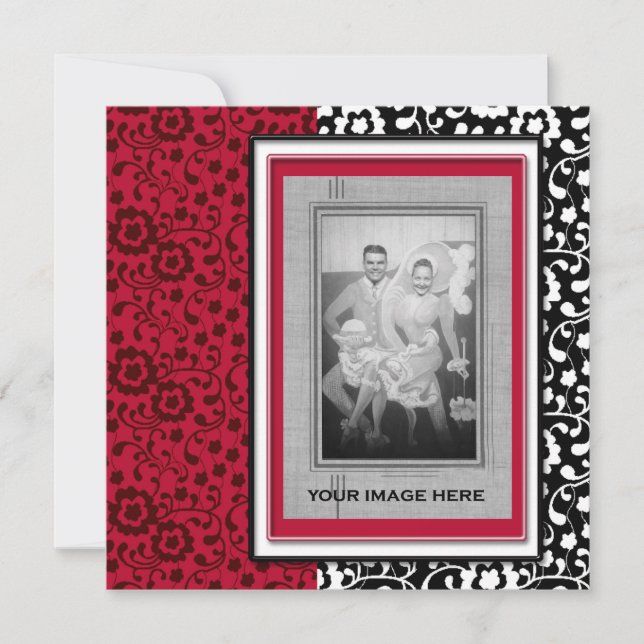 Convites de Bodas de Ouro Elegantes (Frente)