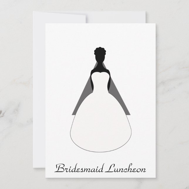 Convites de Bridesmaid Luncheon (Frente)