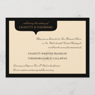 Convites de Callaway 5x7