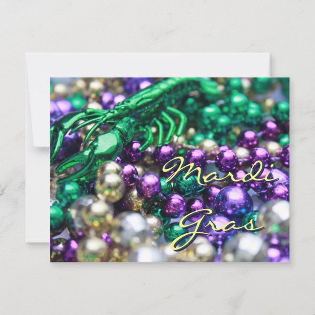 Convites de Cartão de Festa Personalizados para Ma (Frente)