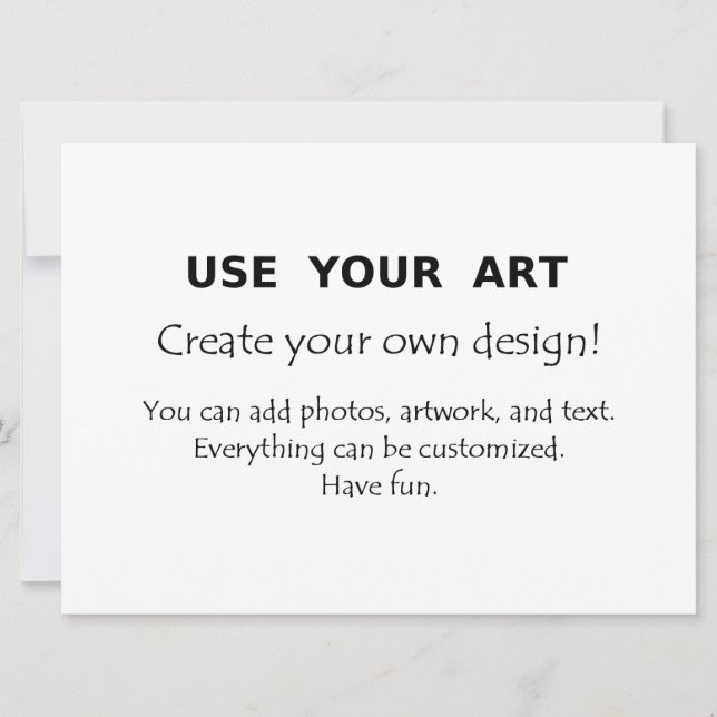 Convites de cartões postais extra grandes com foto (Frente)