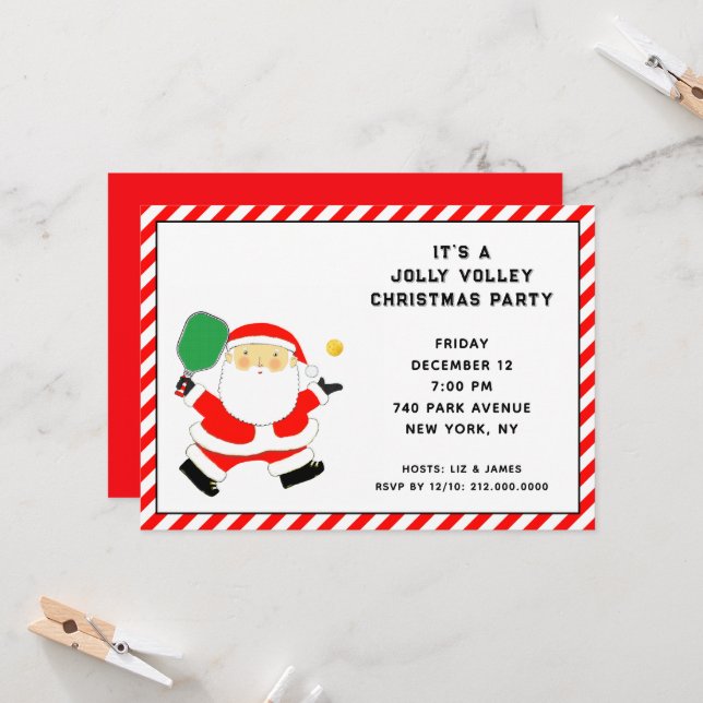 Convites de Casa Aberta de Férias de Natal (Frente/Verso In Situ)