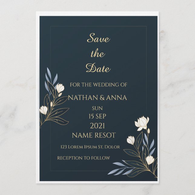 Convites de Casamento (Frente)