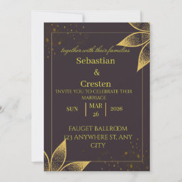 Convites de casamento