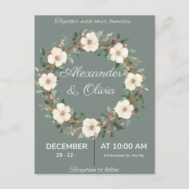 Convites de Casamento  (Frente)