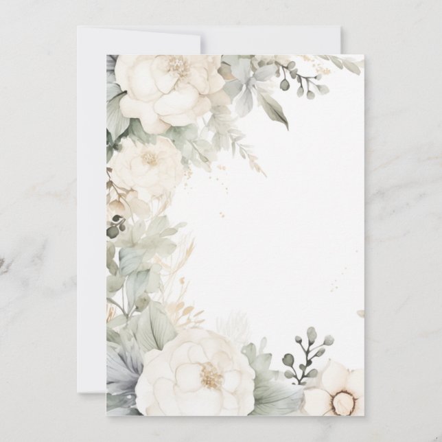 Convites de Casamento  (Verso)