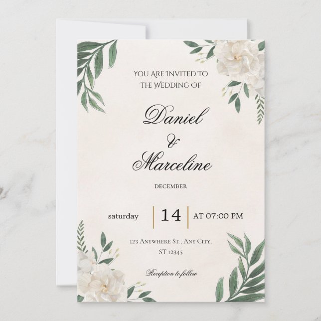 Convites de Casamento (Frente)