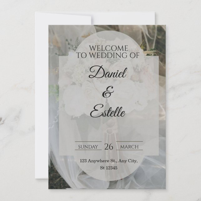 Convites de Casamento (Frente)
