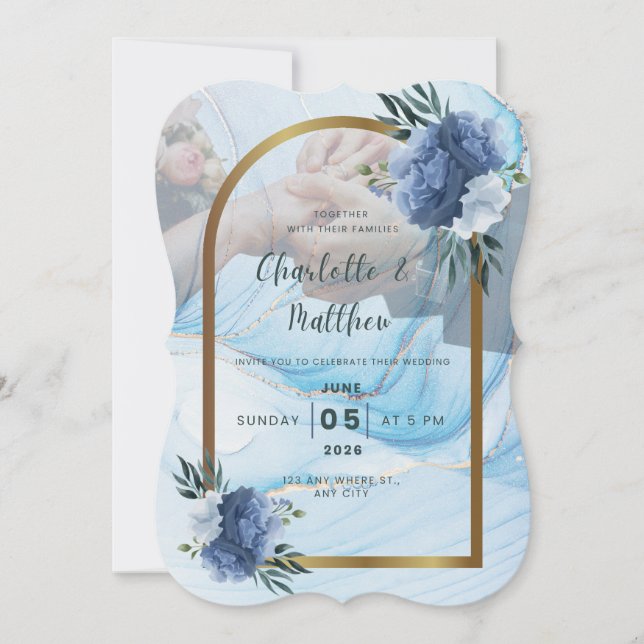 Convites de Casamento  (Frente)