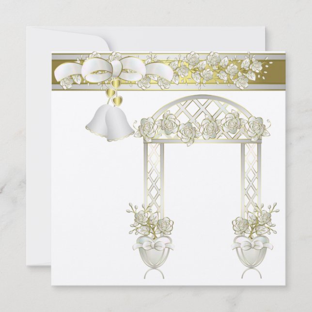 Convites de Casamento 5.25" x 5.25" (Frente)