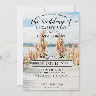 Convites de Casamento à Beira do Lago