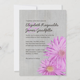 Convites de Casamento Aster de Vintage Frikart