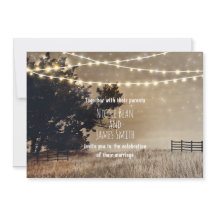 Convites de Casamento Campo Rústico Country & Luze