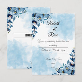 Convites de casamento cartões