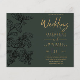 CONVITES DE CASAMENTO Clássicos de Folha de Folha 