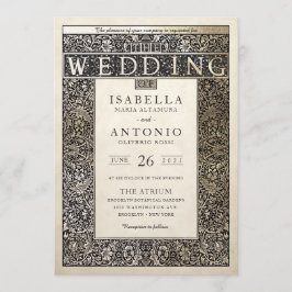 Convites de Casamento | Coleção de Champanhe de Iv