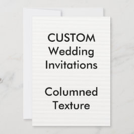 Convites de Casamento com COLUNA Personalizada 5"x