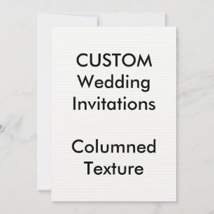 Convites de Casamento com COLUNA Personalizada 5"x