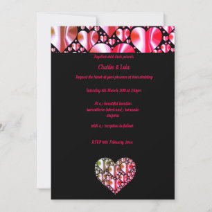CONVITES DE CASAMENTO COM COR CORRIDA ELEGANTE