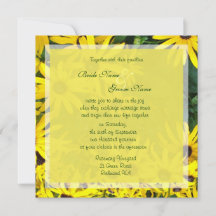 convites de casamento com flores de margarida amar