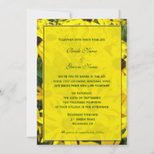 convites de casamento com flores de margarida amar