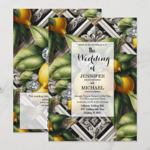 Convites de Casamento com Limões de Amalfi + Diama