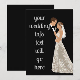 Convites de casamento & Convites que você pode per