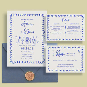 Convites De Casamento De Brincadeira Feita Por Mão