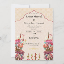 Convites de Casamento de Cottagecore Exclusivos