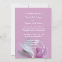 convites de casamento de flor de magnólia rosa enc
