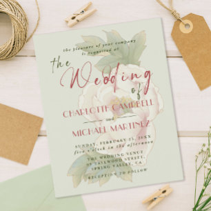 CONVITES DE CASAMENTO de Fotografias Florais do BU
