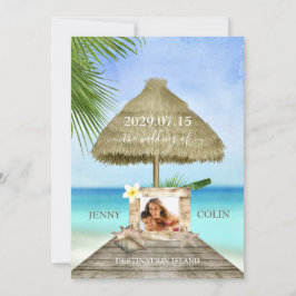 Convites de casamento de fotos personalizadas de p